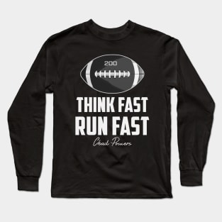 think fast run fast Long Sleeve T-Shirt